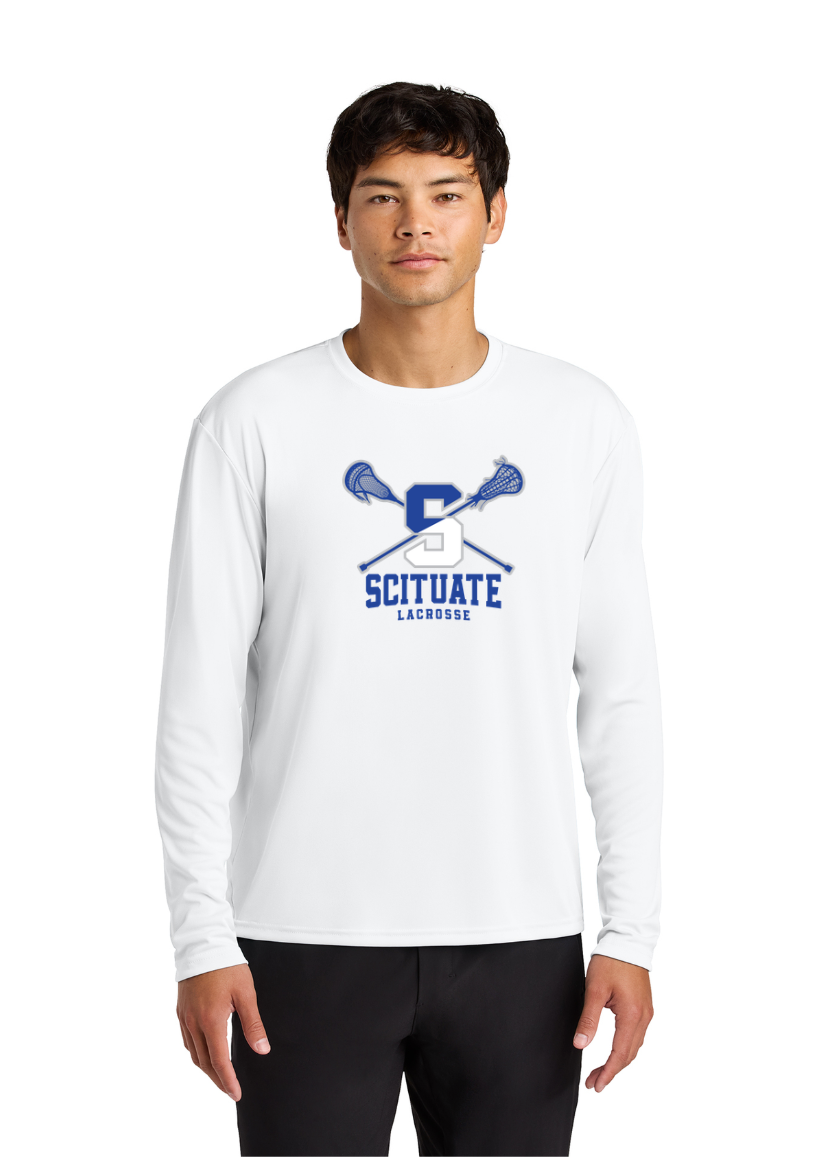 Scituate Lacrosse - Camiseta de manga larga refrescante y de alto rendimiento para hombre (A4N3165)