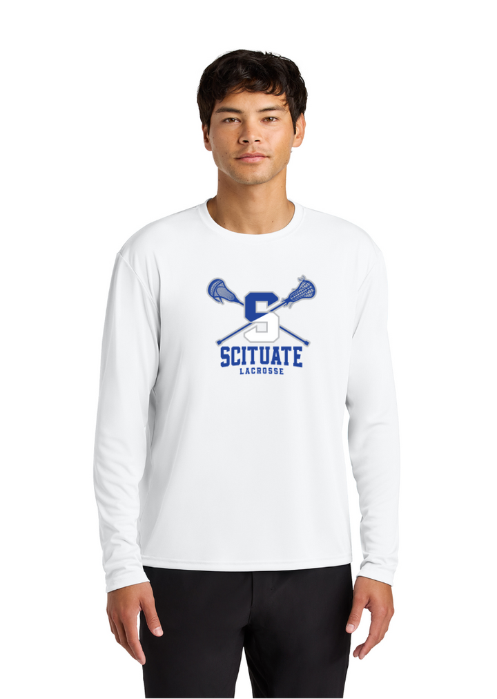 Scituate Lacrosse - Camiseta de manga larga refrescante y de alto rendimiento para hombre (A4N3165)