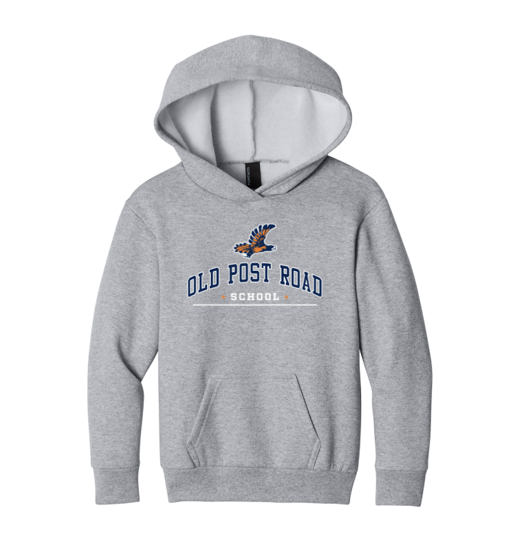 Old Post Road - Port & Co Youth Easy Fleece Pullover Hooded Sweatshirt - PC68YH