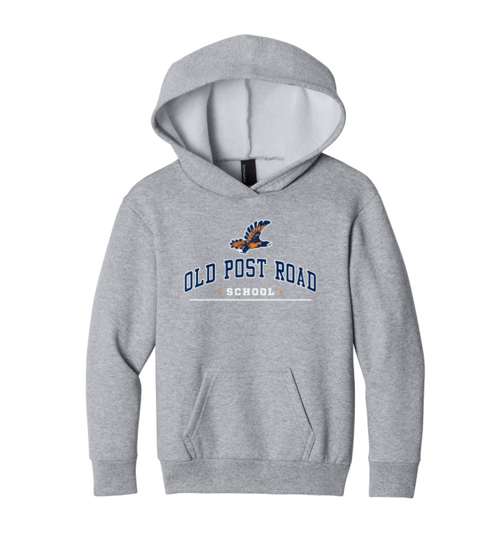 Old Post Road - Port & Co Youth Easy Fleece Pullover Hooded Sweatshirt - PC68YH