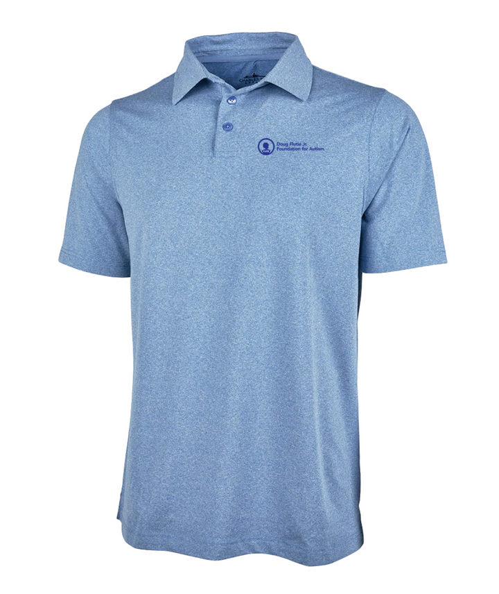 Doug Flutie Jr. Foundation - Charles River Men's Heathered Eco-Logic Stretch Polo (3318)