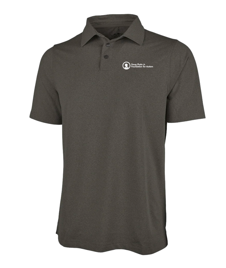 Doug Flutie Jr. Foundation - Charles River Men's Heathered Eco-Logic Stretch Polo (3318)