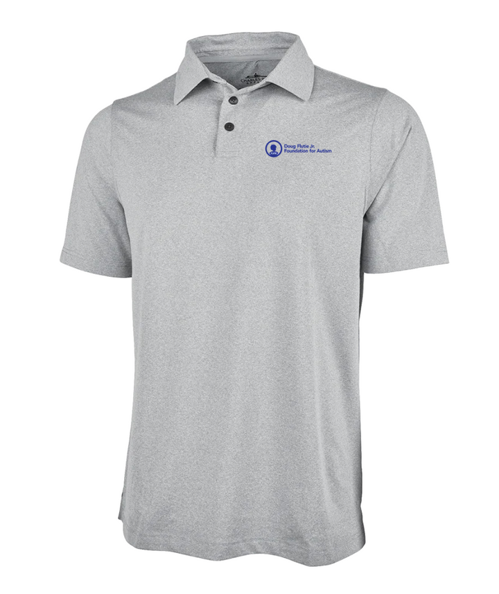 Doug Flutie Jr. Foundation - Charles River Men's Heathered Eco-Logic Stretch Polo (3318)