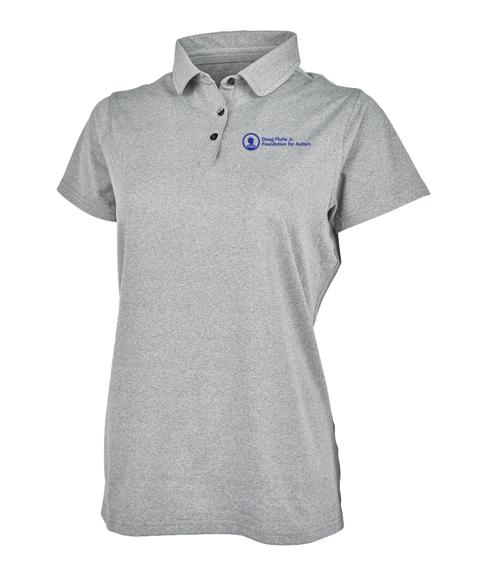 Doug Flutie Jr. Foundation - Charles River Women's Heathered Eco-Logic Stretch Polo (2318)