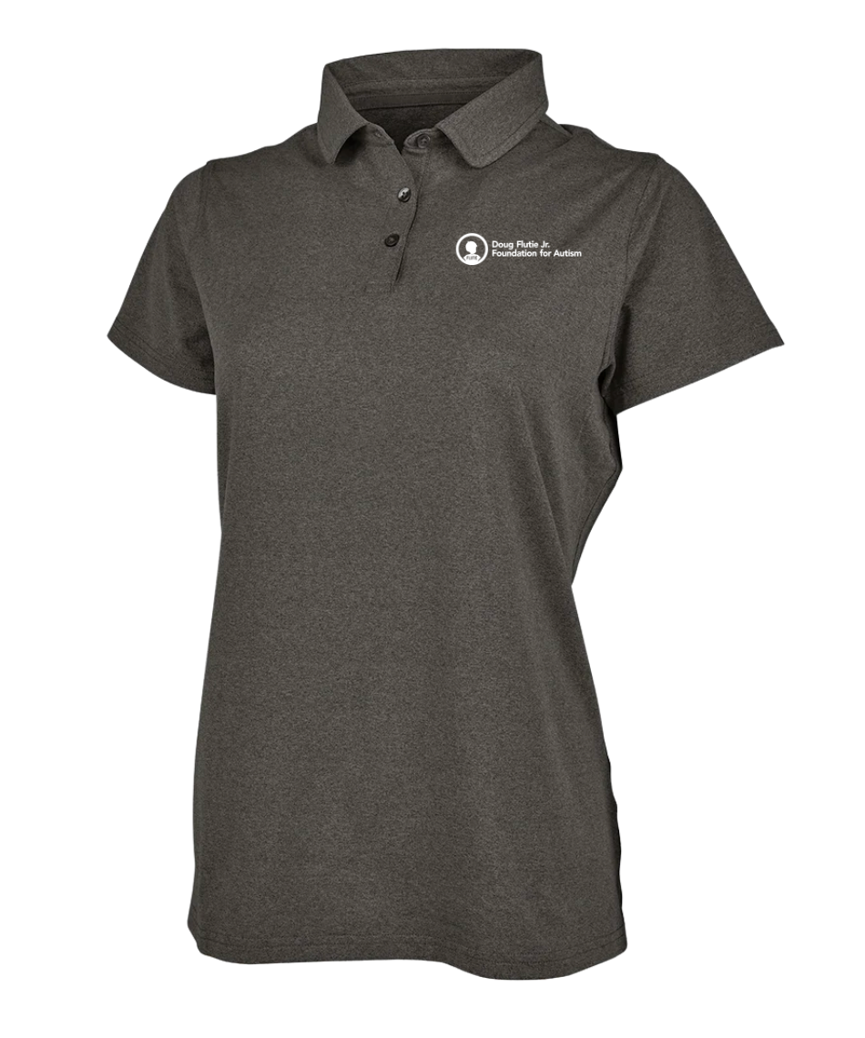 Doug Flutie Jr. Foundation - Charles River Women's Heathered Eco-Logic Stretch Polo (2318)