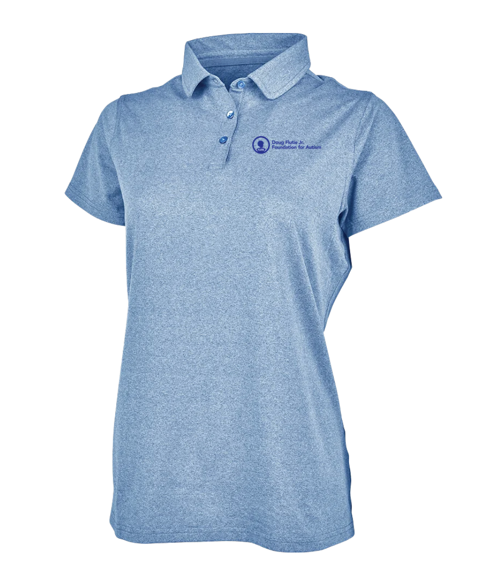 Doug Flutie Jr. Foundation - Charles River Women's Heathered Eco-Logic Stretch Polo (2318)