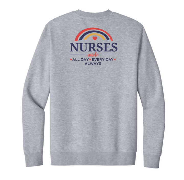 Fundación para el Aneurisma Cerebral (FRR) - Sudadera unisex de cuello redondo de polar (DT6104)