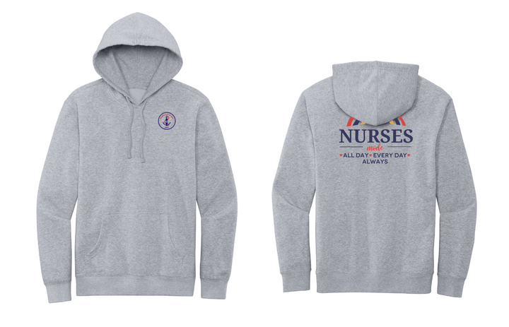 Sudadera con capucha y logo Nike Club Fleece Sleeve del equipo Bishop Fenwick XC (NKDR1499)