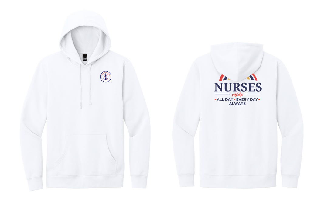 Sudadera con capucha y logo Nike Club Fleece Sleeve del equipo Bishop Fenwick XC (NKDR1499)