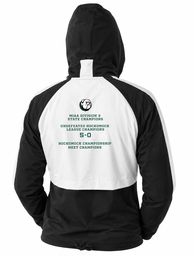 Canton Track & Field- CHAMPS- ASICS Women's Retro Track Jacket (Black/White) (2032A757.9001)