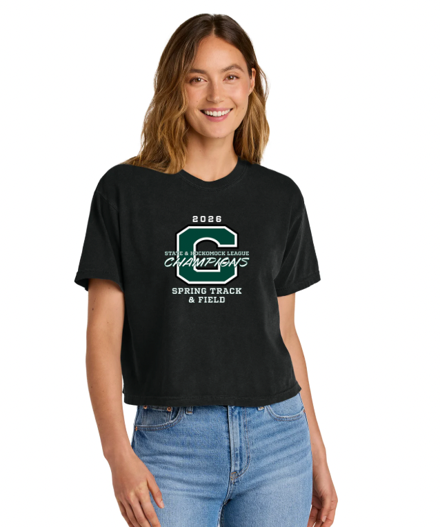 Canton Track & Field- CHAMPS - Comfort Colors® Women’s Heavyweight Boxy Tee (3023CL)