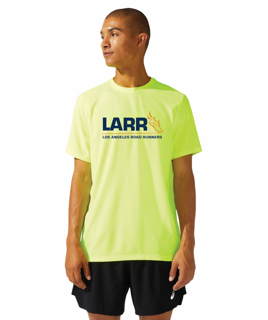 Los Angeles Road Runners - ASICS Men's Ready Set Short Sleeve Tee Safety Yellow (2011b458) (LARR-04)