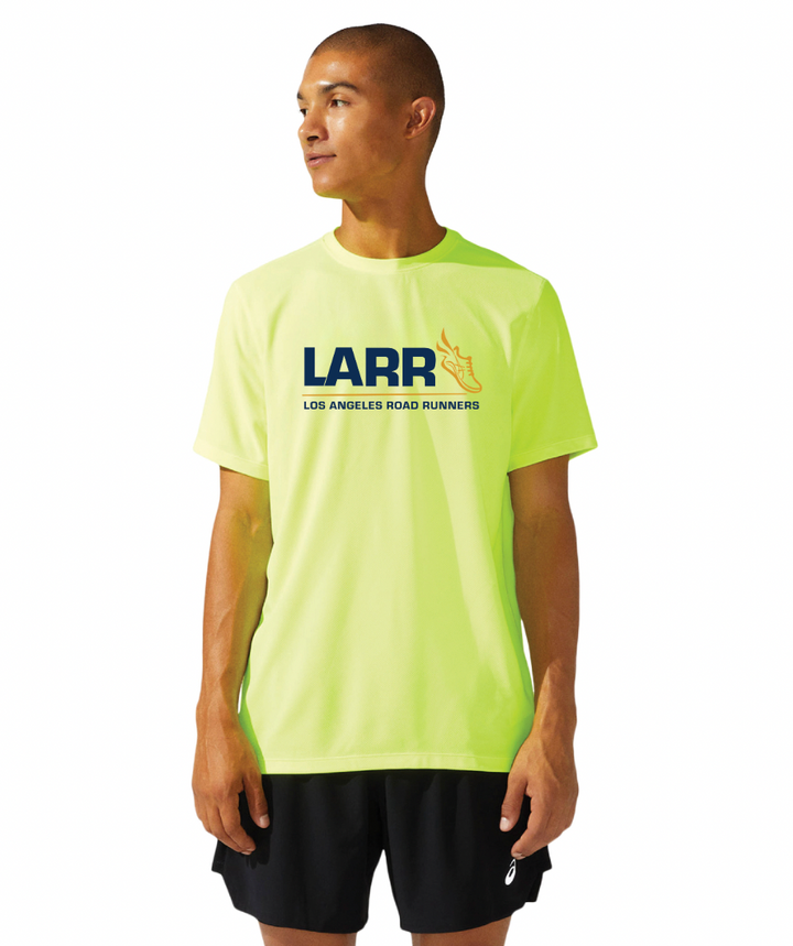 Los Angeles Road Runners - ASICS Men's Ready Set Short Sleeve Tee Safety Yellow (2011b458) (LARR-04)