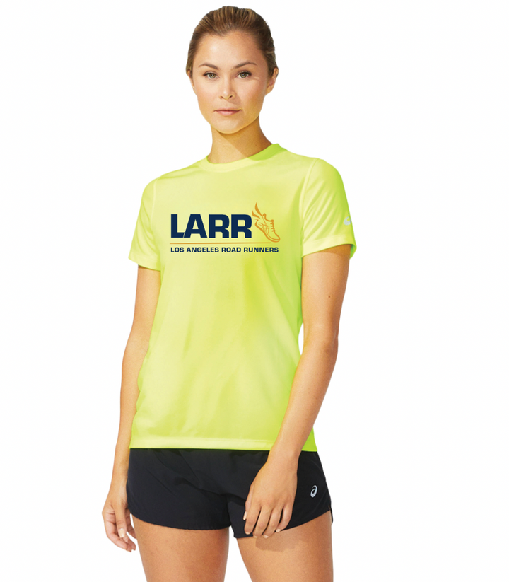 Los Angeles Road Runners - ASICS Women's Ready Set Short Sleeve Tee Safety Yellow (2012b469) (LARR-04)
