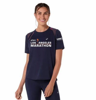 Los Angeles Road Runners- ASICS Women's Road SS Top Midnight (2012D371)