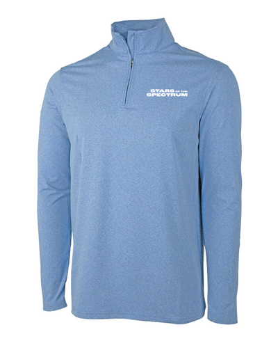 Bishop Fenwick Track &amp; Field - CHAQUETA ELÁSTICA ECOLÓGICA CON CREMALLERA DE UN CUARTO PARA HOMBRE - 9468 