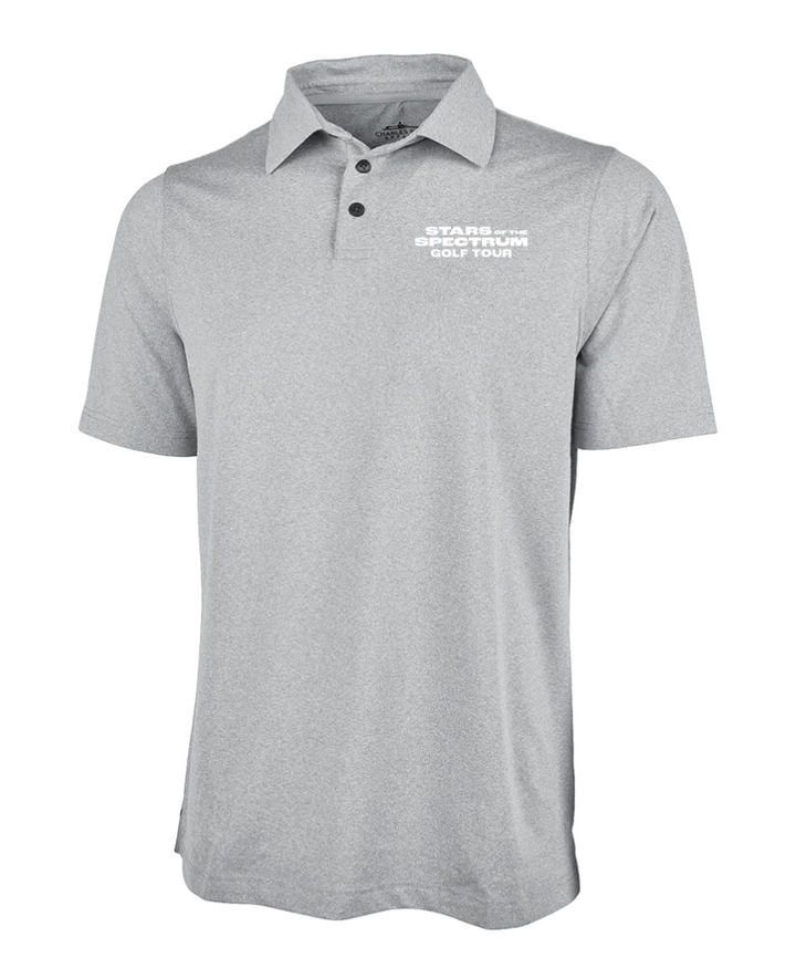 Doug Flutie Jr. Foundation - Charles River Men's Heathered Eco-Logic Stretch Polo (3318)