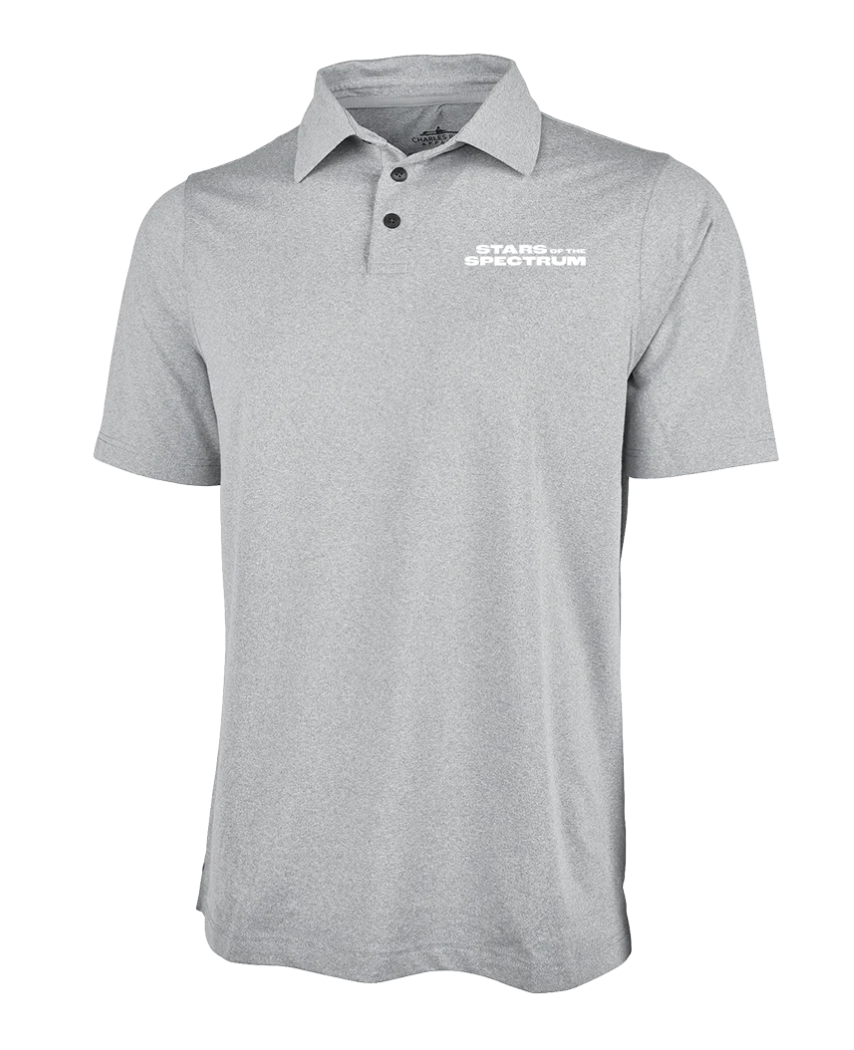 Doug Flutie Jr. Foundation - Charles River Men's Heathered Eco-Logic Stretch Polo (3318)