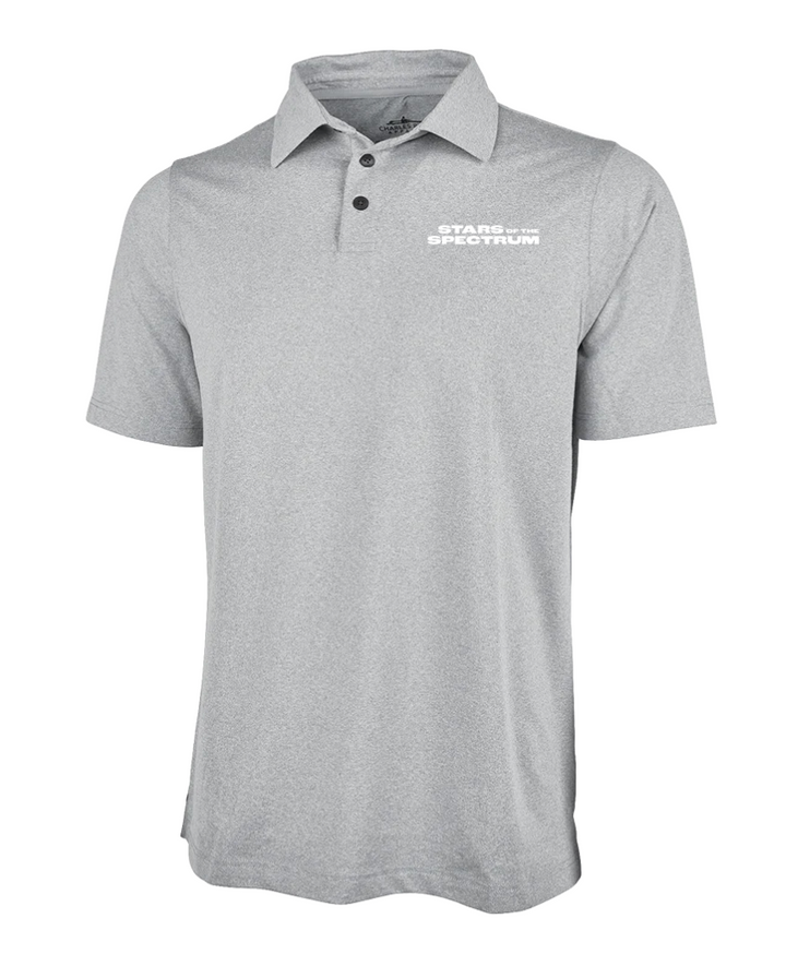 Doug Flutie Jr. Foundation - Charles River Men's Heathered Eco-Logic Stretch Polo (3318)