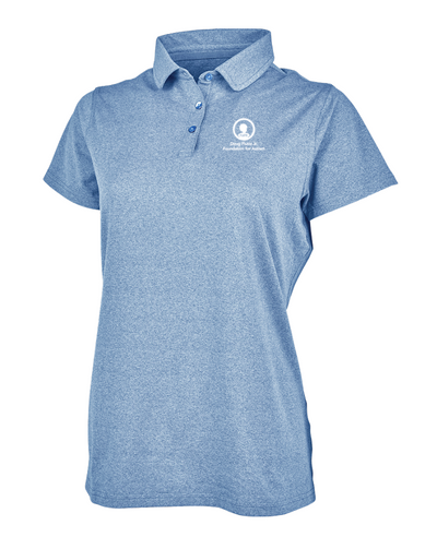 Polo elástico ecológico jaspeado para mujer de Walpole Youth Basketball (2318)