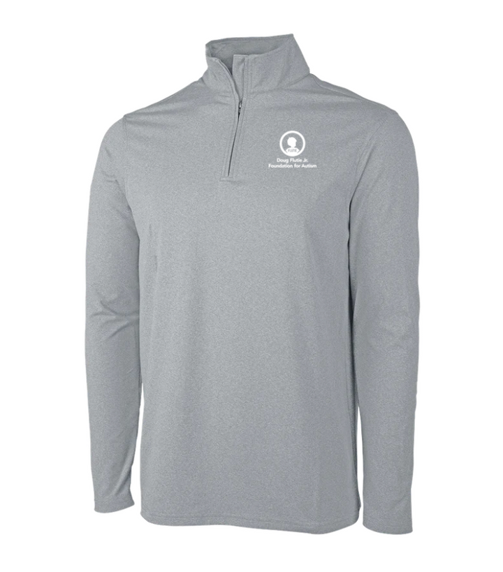 Bishop Fenwick Track &amp; Field - CHAQUETA ELÁSTICA ECOLÓGICA CON CREMALLERA DE UN CUARTO PARA HOMBRE - 9468 