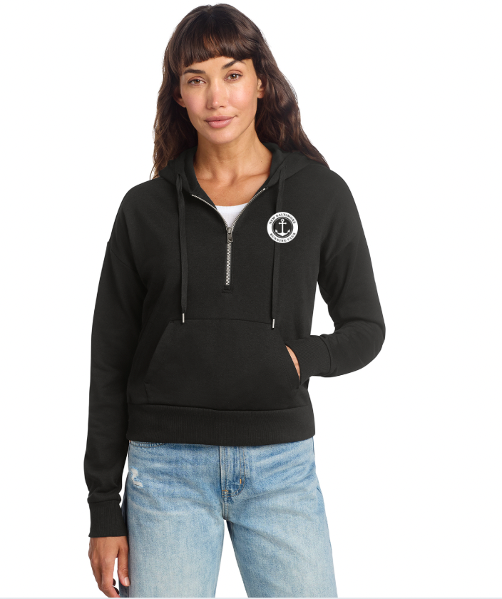 New Baltimore Run Club- Women’s Perfect Tri® Fleece 1/2-Zip Pullover (DT1311)