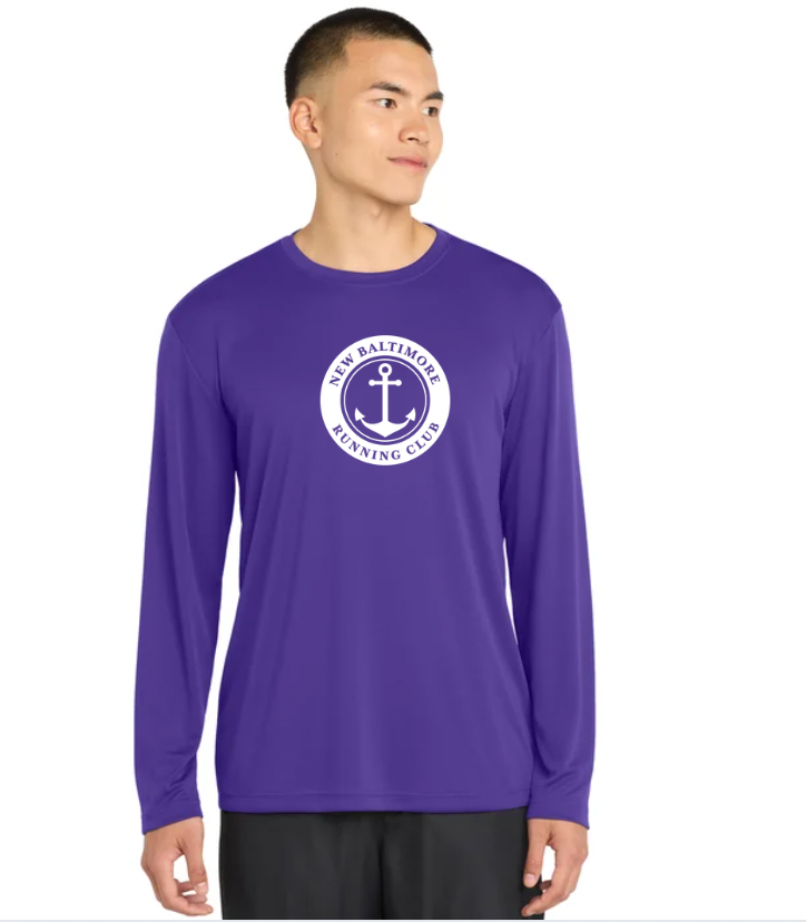 New Baltimore Run Club- Men's Performance Long Sleeve Tee (ST350LS)