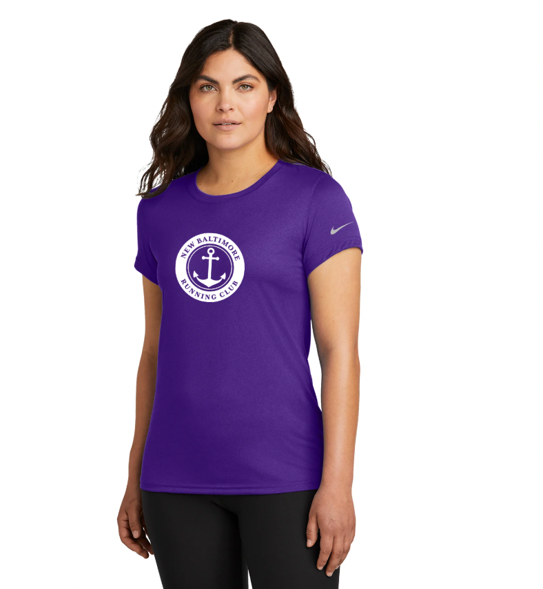 New Baltimore Run Club- Nike Women's Swoosh Sleeve rLegend Tee (NKDX8734)