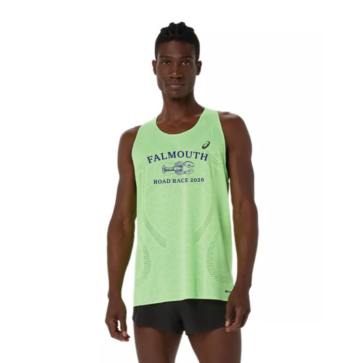 Falmouth Road Race 2026 - ASICS Men's Metarun Singlet - Illuminate Green (2011D508-300) (FRR26-12 FC, FRR26-30)
