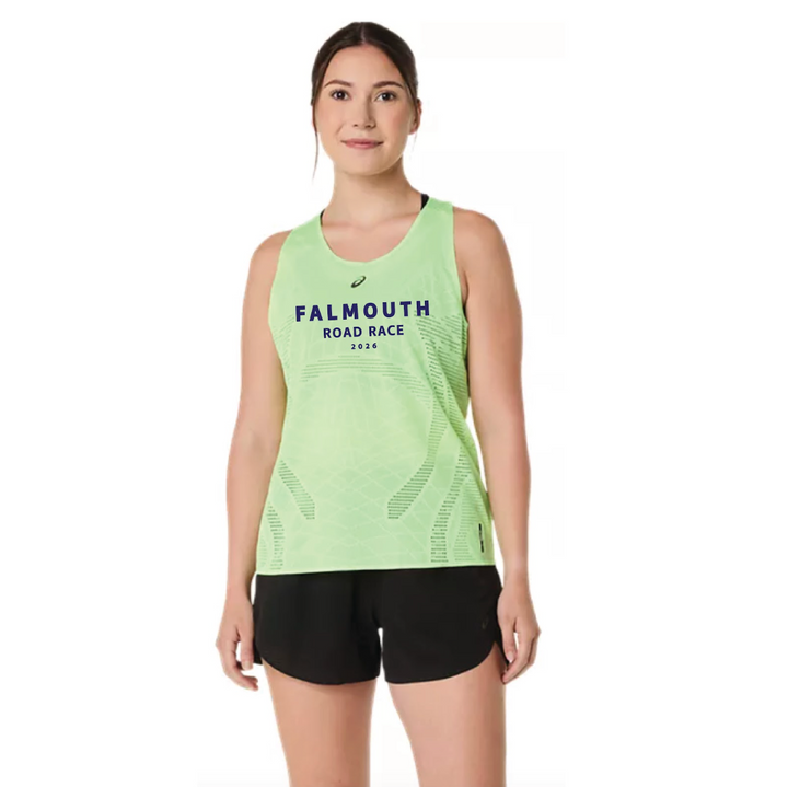 Falmouth Road Race 2026 - ASICS Women's Metarun Tank - Illuminate Green (2012D416-300) (FRR26-16 FC, FRR26-30)