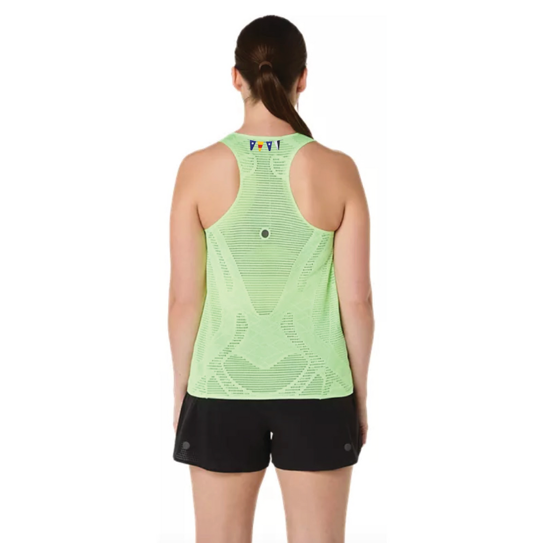 Falmouth Road Race 2026 - ASICS Women's Metarun Tank - Illuminate Green (2012D416-300) (FRR26-16 FC, FRR26-30)