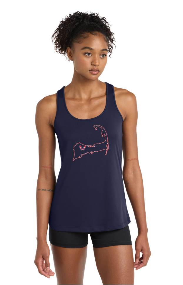 Northampton Tack & Field - Camiseta de tirantes deportiva con espalda deportiva para mujer (LST356)