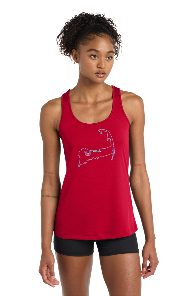 Northampton Tack & Field - Camiseta de tirantes deportiva con espalda deportiva para mujer (LST356)