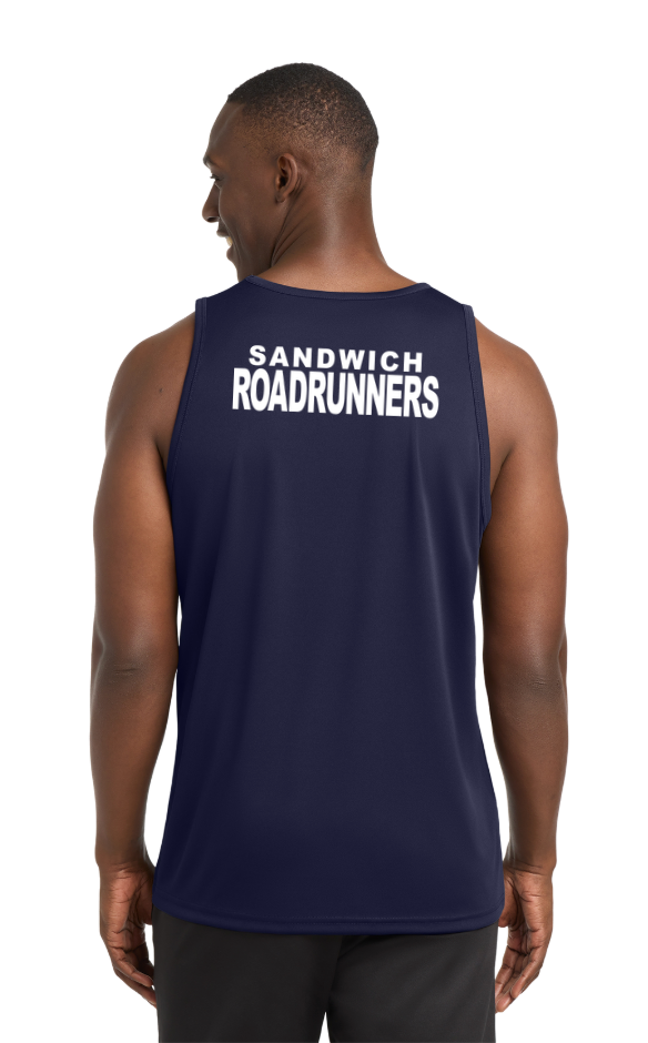 Impact Running Club - Camiseta de tirantes para competición masculina (ST356)