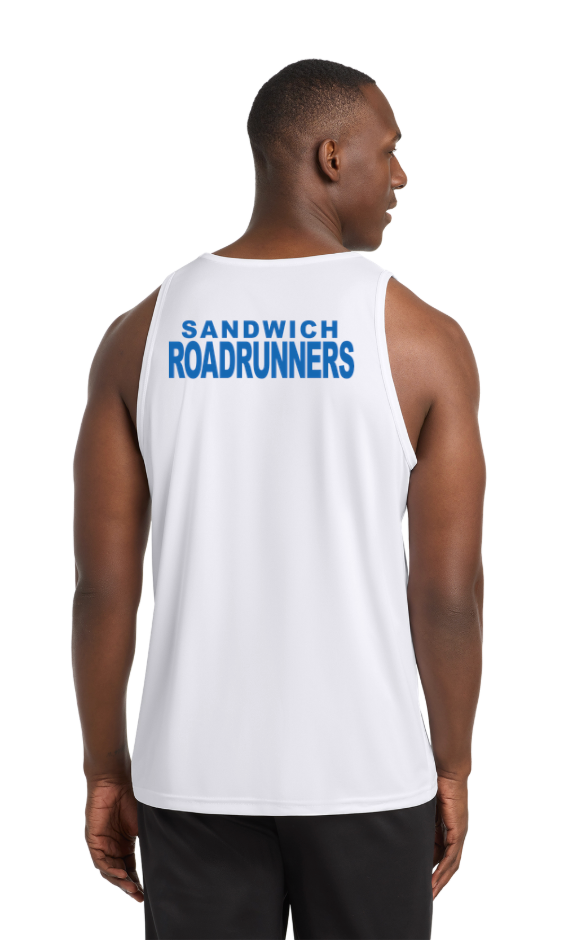 Impact Running Club - Camiseta de tirantes para competición masculina (ST356)