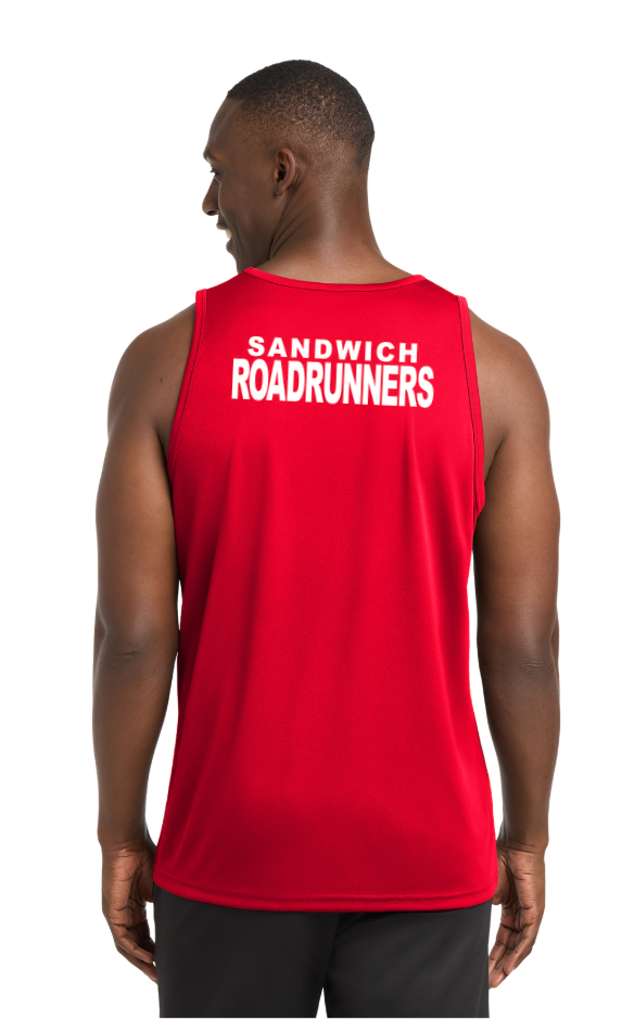 Impact Running Club - Camiseta de tirantes para competición masculina (ST356)