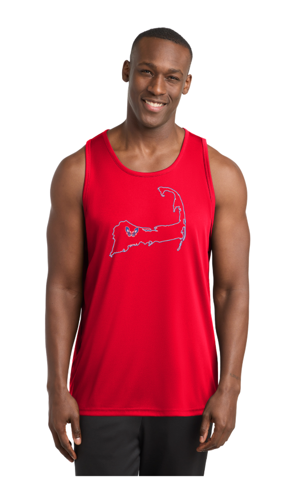 Impact Running Club - Camiseta de tirantes para competición masculina (ST356)