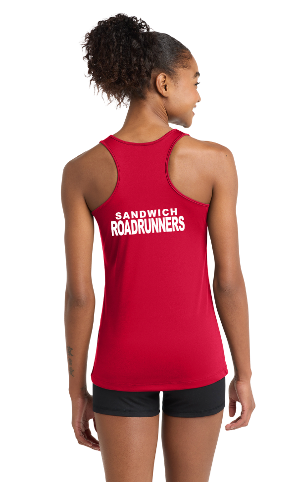 Northampton Tack & Field - Camiseta de tirantes deportiva con espalda deportiva para mujer (LST356)