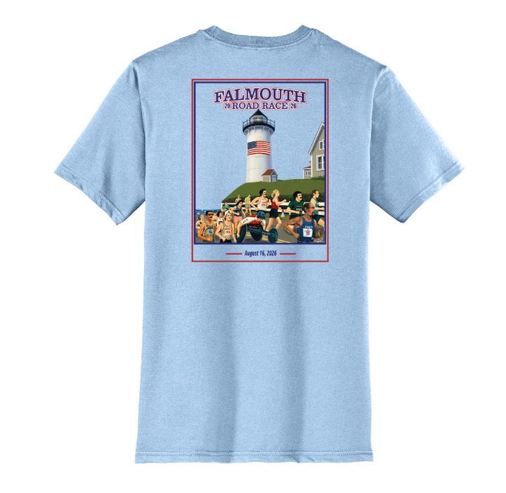 Falmouth Road Race 2026 - Unisex Poster T-Shirt (DT600) (FRR26-09 LC, FRR26-47 FB)