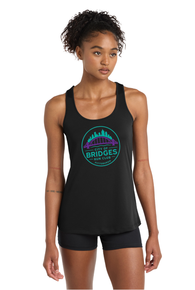 City of Bridges - Women's Performance Racerback Tank (LST356)