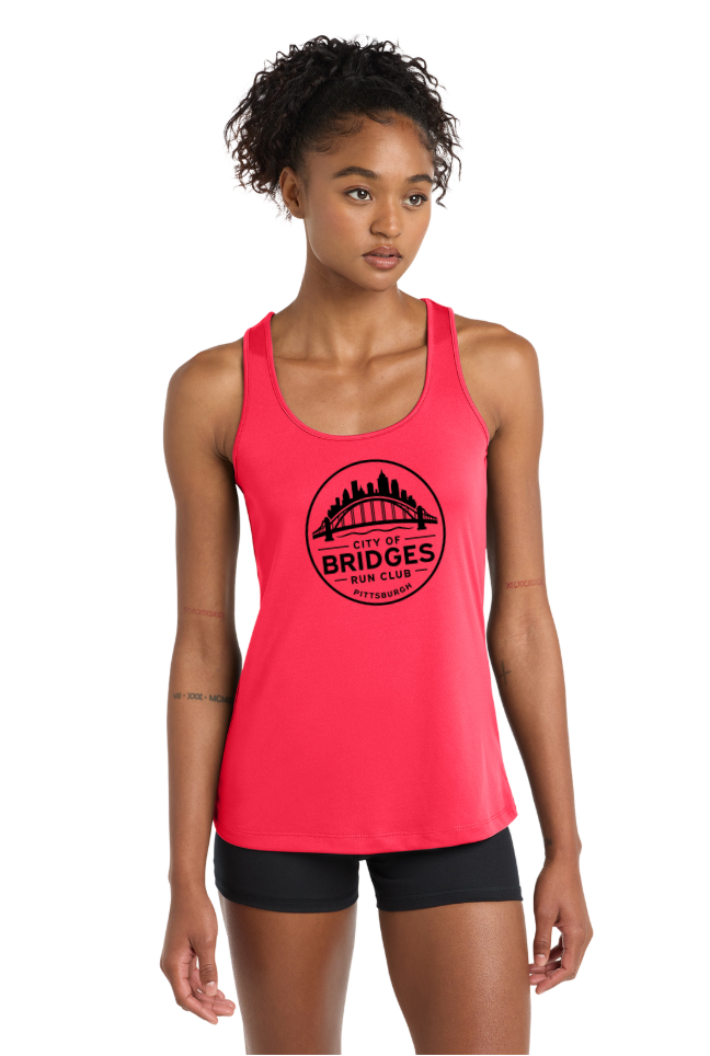 City of Bridges - Women's Performance Racerback Tank (LST356)
