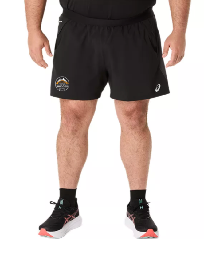 City of Bridges - ASICS Men's Road 5" Short (Performance Black/Graphite Grey) (2011D247.001)
