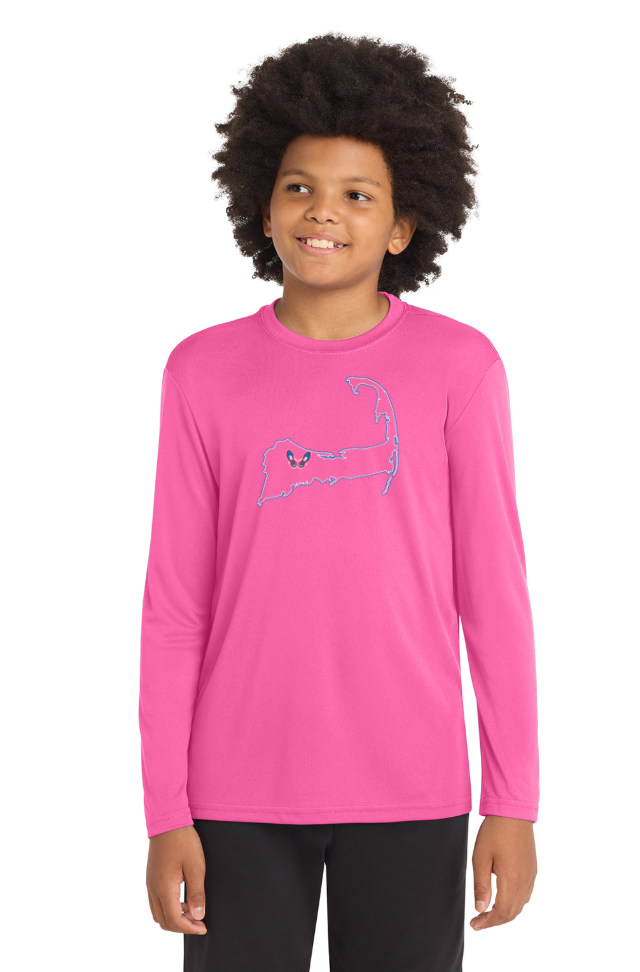 Camiseta de manga larga de rendimiento juvenil de la escuela primaria Jenkins (YST350LS) 