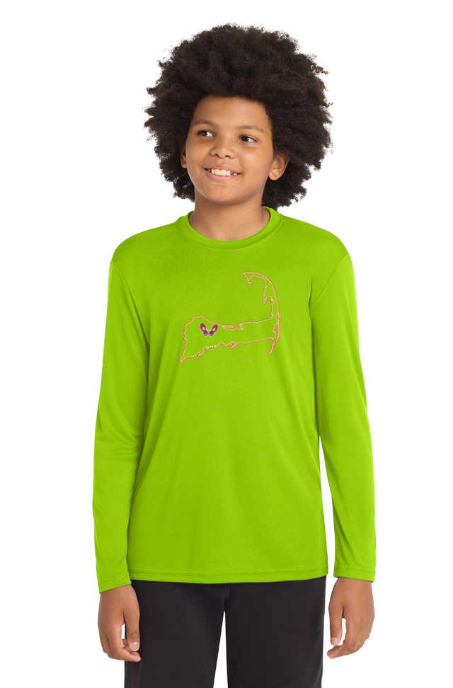 Camiseta de manga larga de rendimiento juvenil de la escuela primaria Jenkins (YST350LS) 