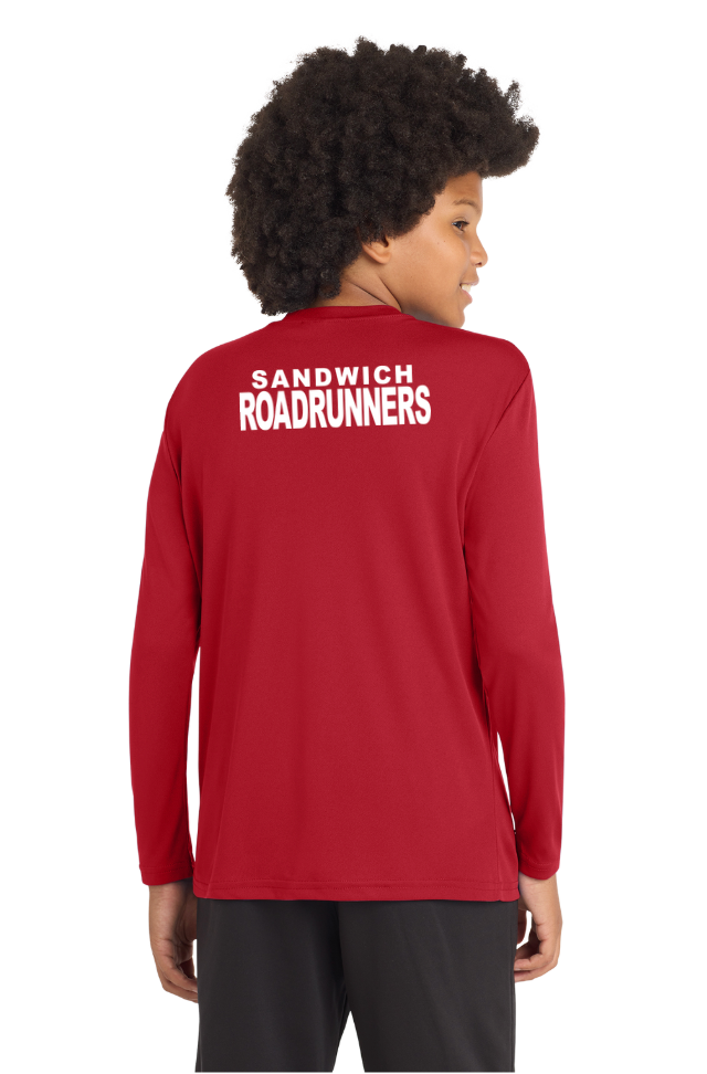 Camiseta de manga larga de rendimiento juvenil de la escuela primaria Jenkins (YST350LS) 
