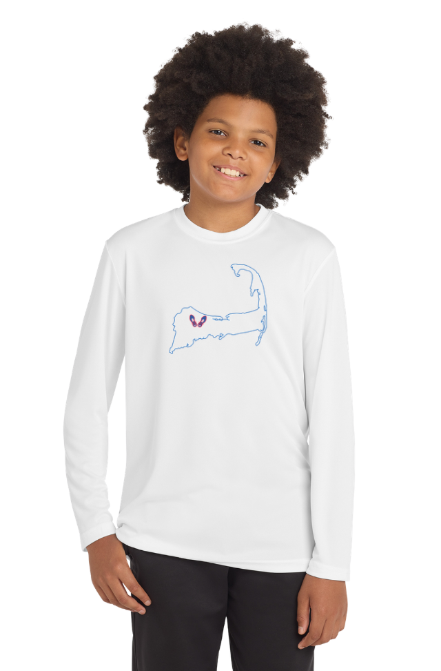 Camiseta de manga larga de rendimiento juvenil de la escuela primaria Jenkins (YST350LS) 