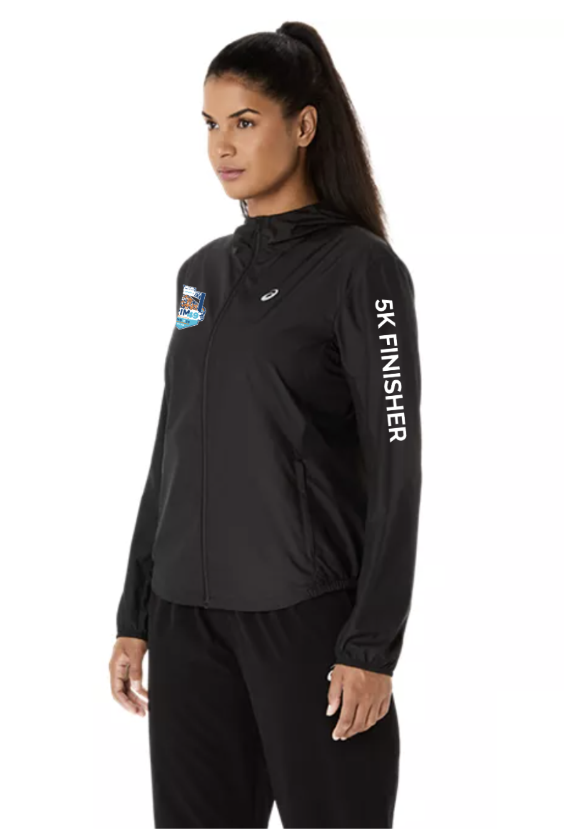 Crim 49 Finisher 2026 - ASICS Women's Silver Jacket Black (2012D148)  (Left Chest (CFR-38))