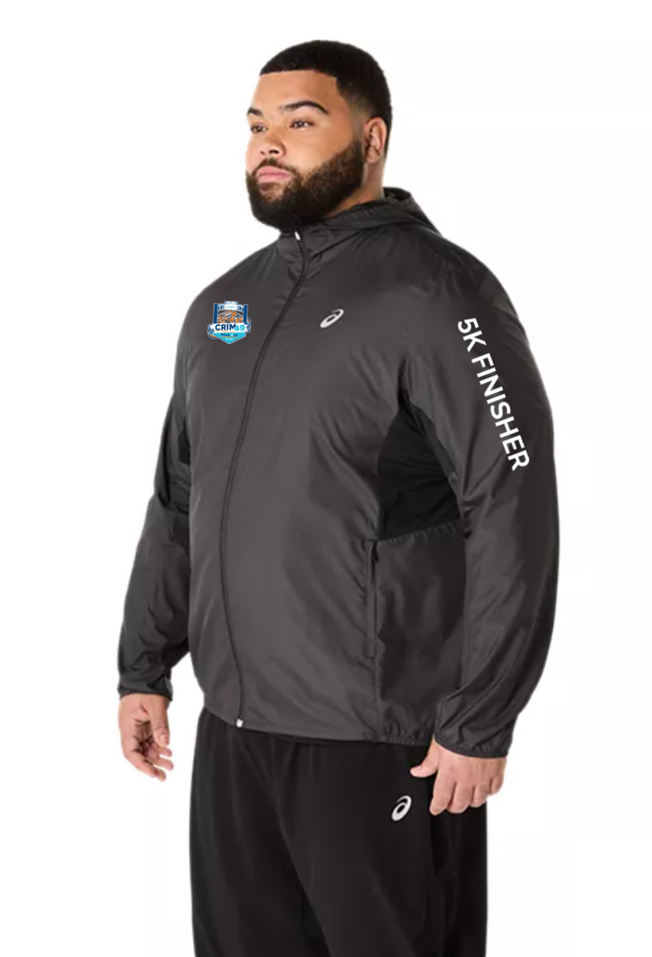 Crim 49 Finisher 2026- ASICS Men's Silver Jacket Black (2011D235) (Left Chest (CFR-38))