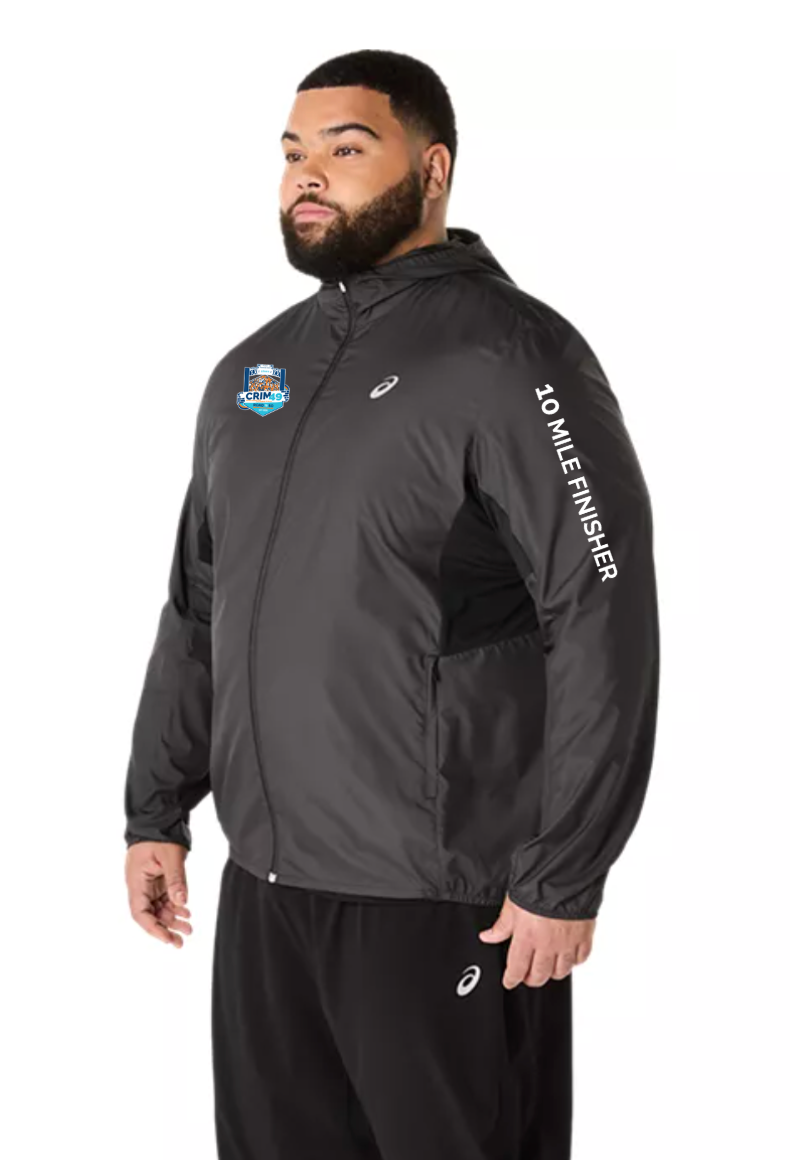 Crim 49 Finisher 2026- ASICS Men's Silver Jacket Black (2011D235) (Left Chest (CFR-38))