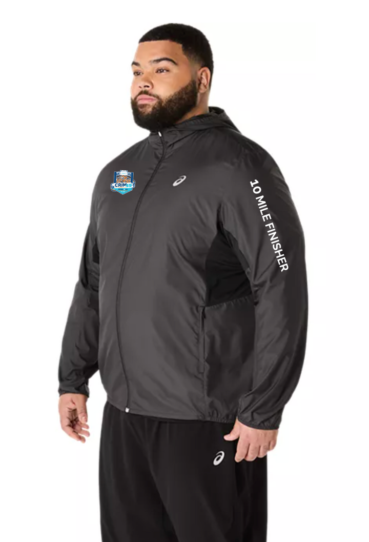 Crim 49 Finisher 2026- ASICS Men's Silver Jacket Black (2011D235) (Left Chest (CFR-38))